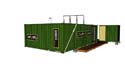 6 container House - 4FOUR4 - HoneyBox INC