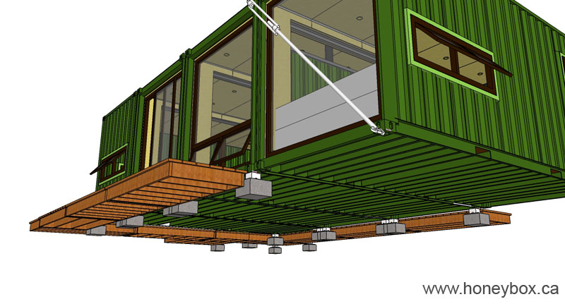 15 container House - 4FOUR4 - HoneyBox INC