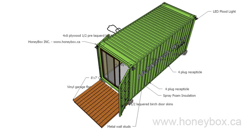 3 uno - honeybox inc - container house